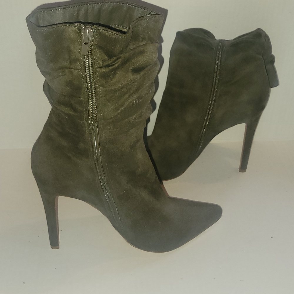 Forest Green Ankle Stilletos